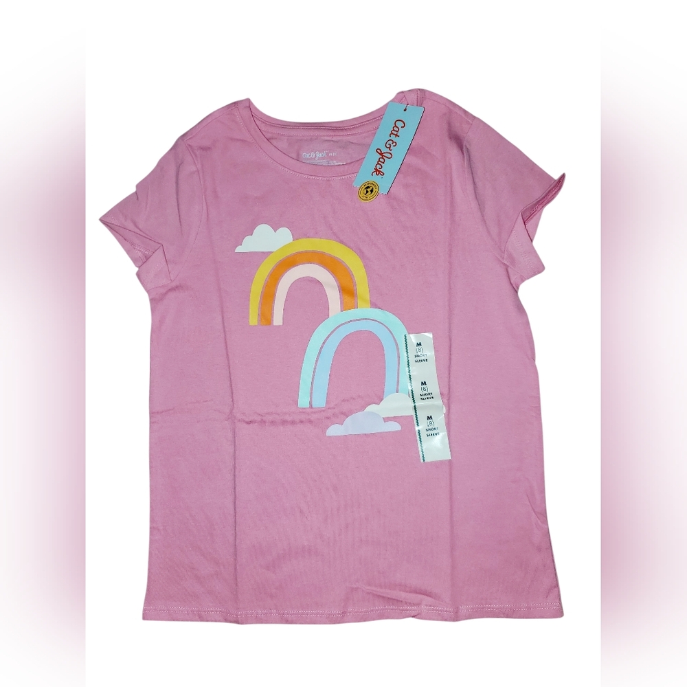 Bundle Of 3 Cat & Jack Girls' T-Shirts NWT Size: M - Picture 9 of 16
